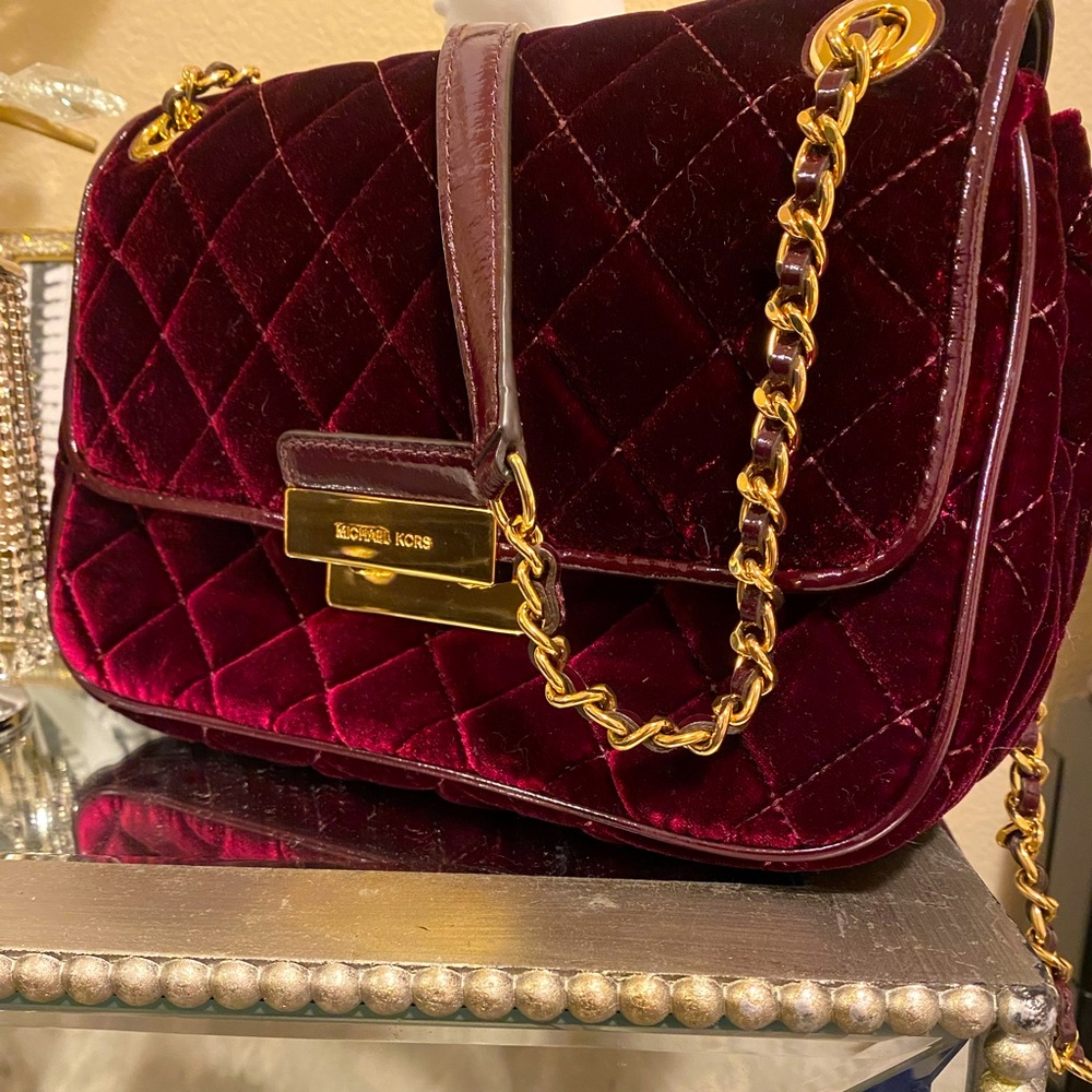 Michael Kors Sloan velvet bag